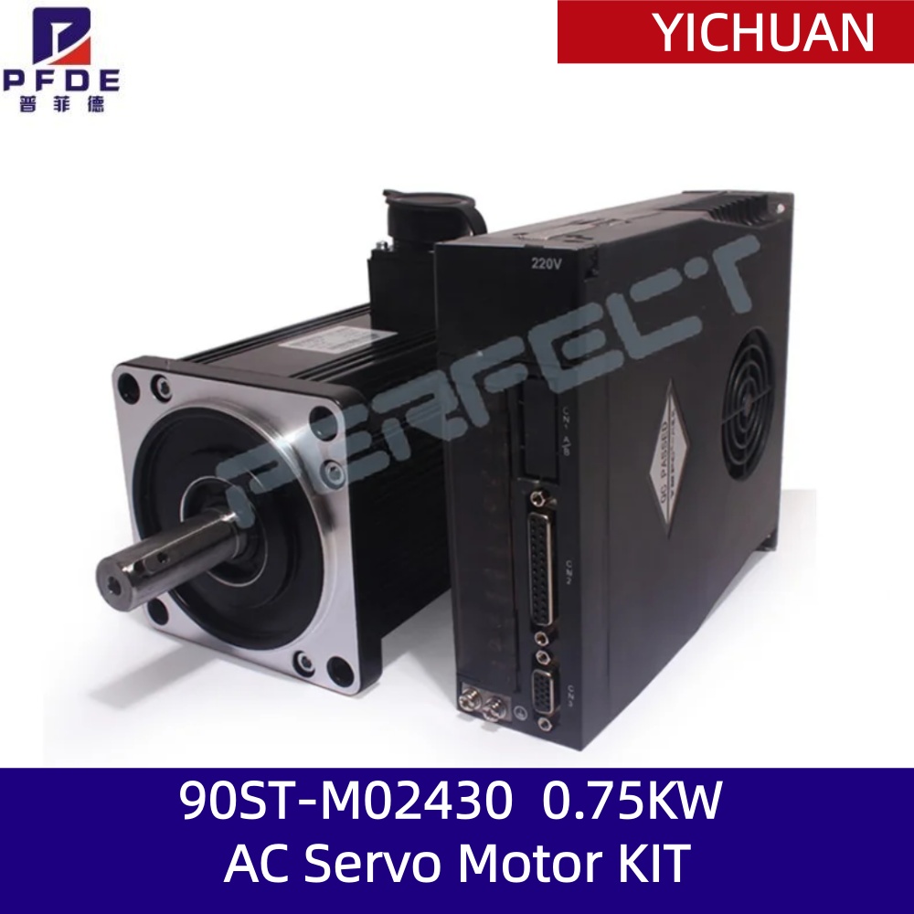 Servo Motor 750W Ac Driver - 750W 220V 90ST-M02430 AC Servo motor