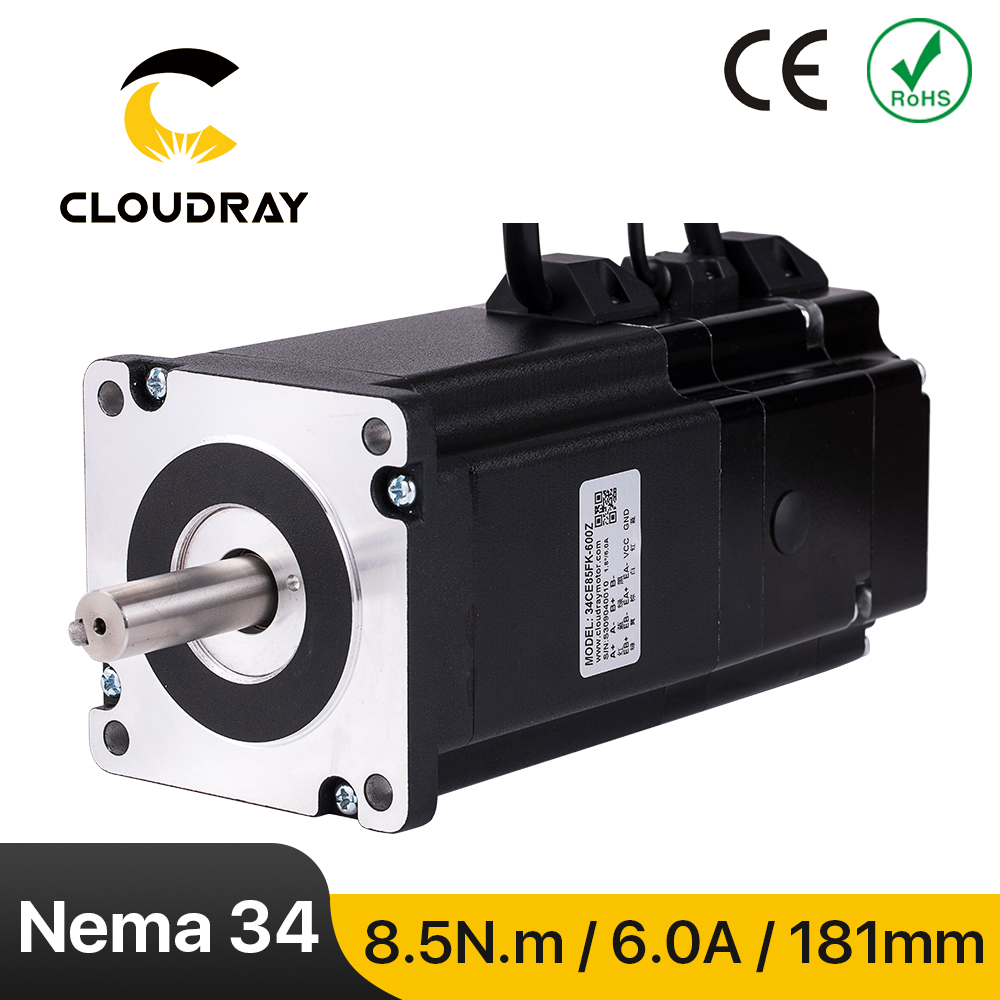 Stepper Motor Nema 34 Closed Loop - Cloudray Nema 34 Kapalı Döngü Motor