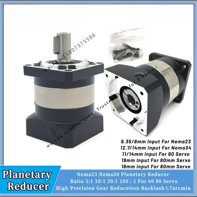 Planetary Gearbox Nema 23 - Nema23 Nema34 Gezegensel Redüktör Oranı 5:1