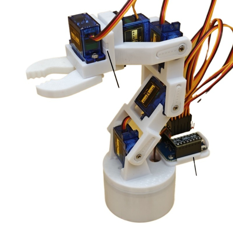 Robot Arm 5 Dof Servo - 5 DOF Robotik Kol, 6 SG90