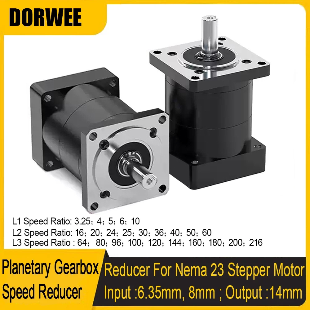 Planetary Gearbox Nema 23 - Nema23 Planet Dişli Kutusu Hız Düşürücü