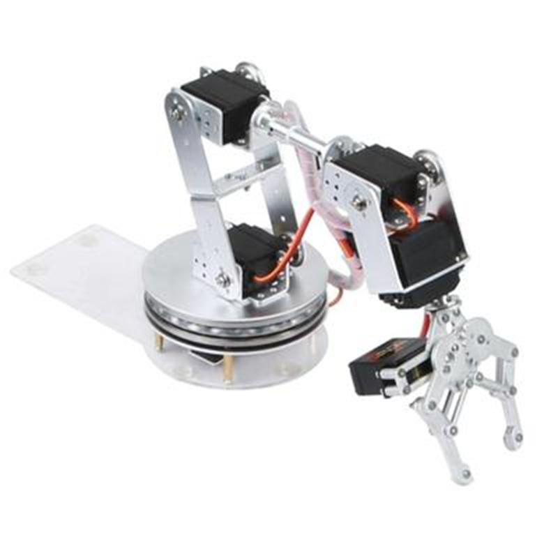 Robotic Arm Kit Arduino - Gümüş 6 DOF Robotik Kol, Arduino
