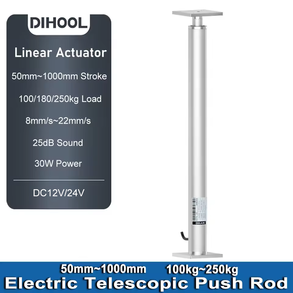 Linear Actuator Electric 1000Mm - 2500N DC12V/24V doğrusal aktüatör, 50MM~1000MM stroklu,