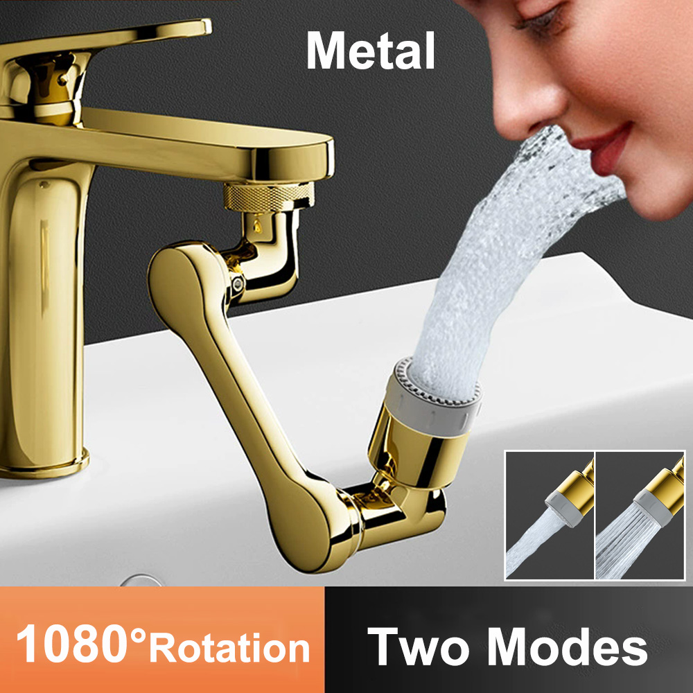 Robot Arm Teach Pendant - Evrensel Altın Musluk Uzatıcı 1080 °