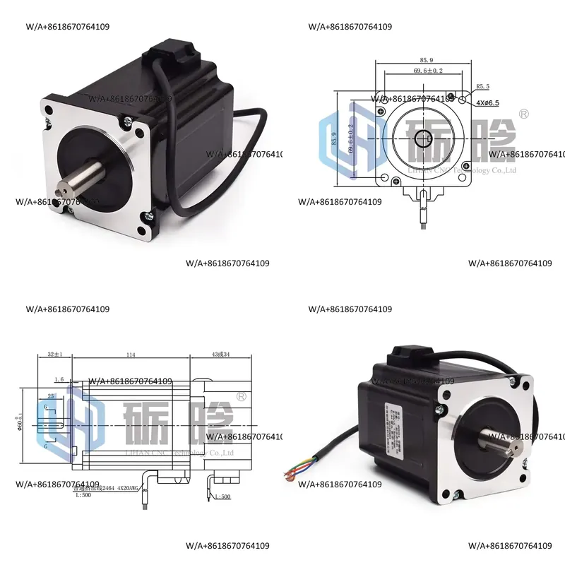 Stepper Motor Nema 34 Closed Loop - 2026 Yüksek Torklu Nema 17/23/34 450A/450b/450c