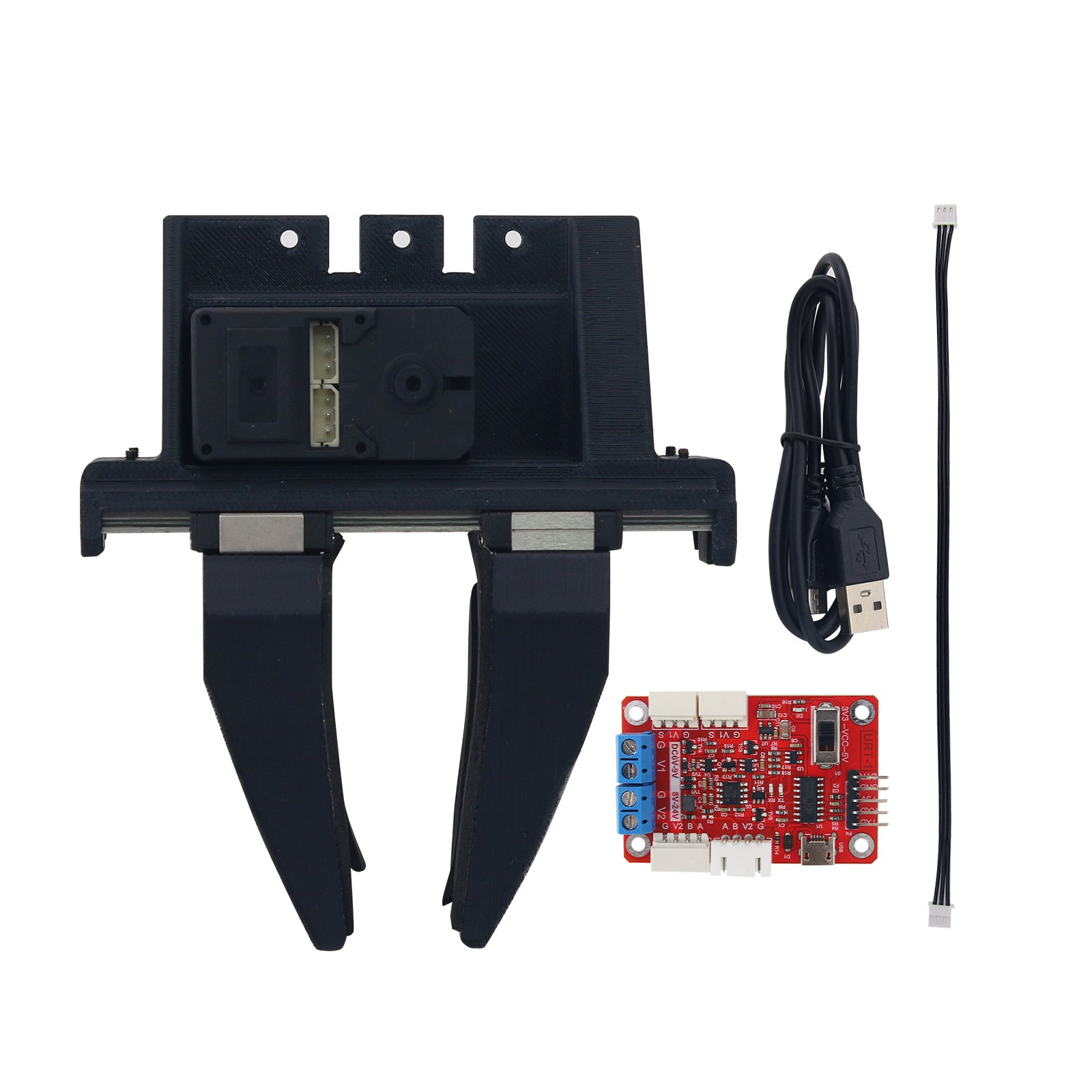 Robot Gripper Electric Parallel - Paralel Çift Parmaklı Mekanik Tutucu Robotik