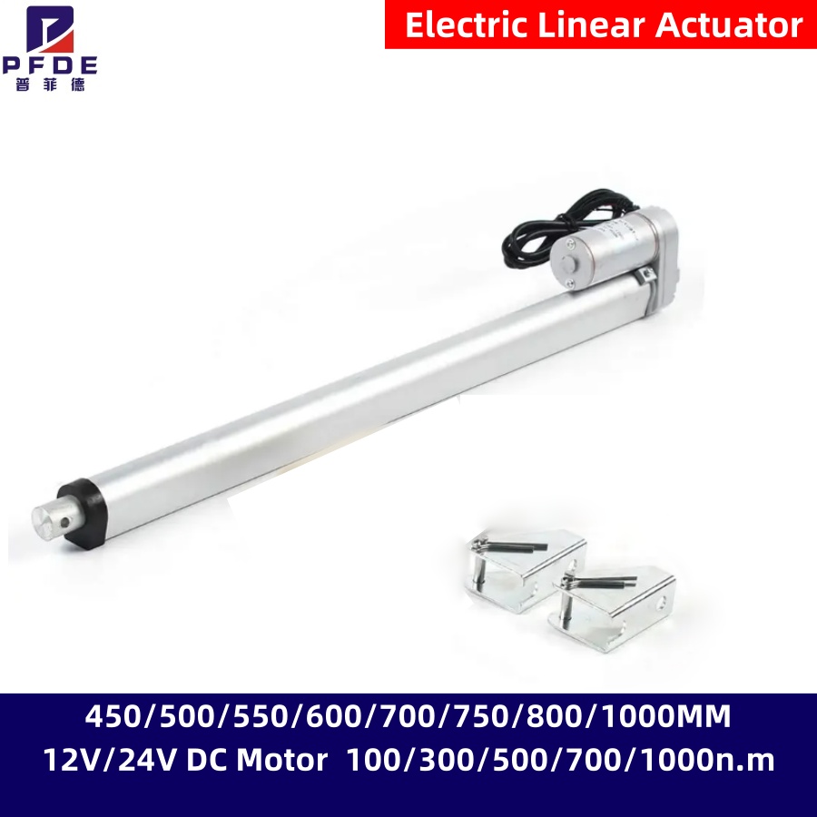 Linear Actuator Electric 1000Mm - Elektrikli Lineer Aktüatör 450/500/550/600/700/750/800/1000MM 12V/24V DC