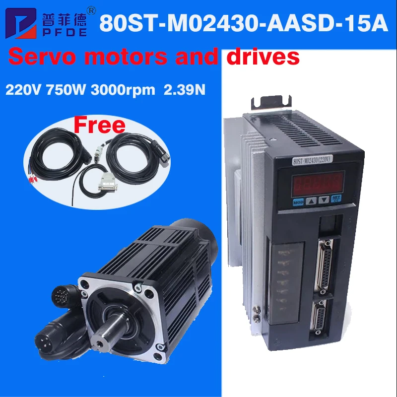 AASD-15A Sürücü 80ST-M02430 AC - Servo Motor 750W Ac Driver incelemesi ve fiyatı