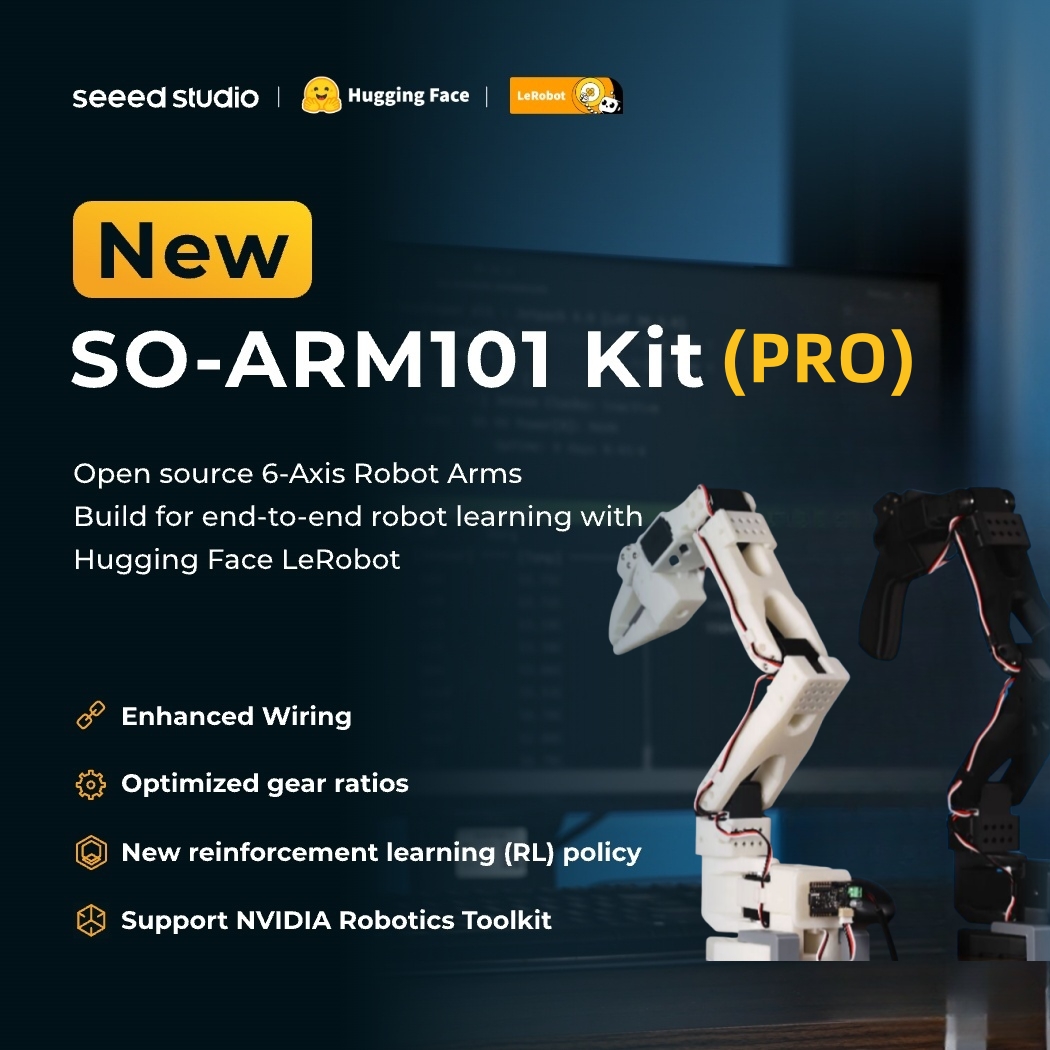SO-ARM101 LeRobot ve Sarılma Y - Robot Arm Teach Pendant incelemesi ve fiyatı