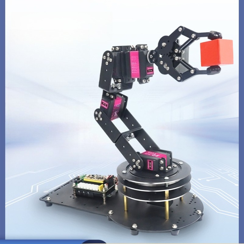 Açık kaynaklı 6 eksenli DOF gö - Robotic Arm 6 Axis Desktop incelemesi ve fiyatı