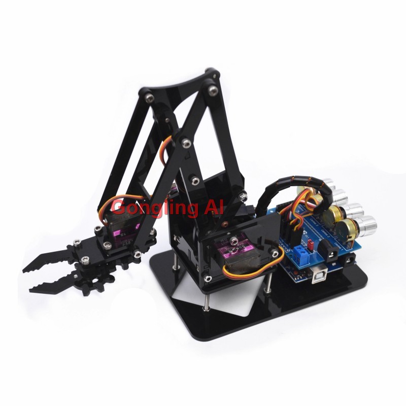 STEM 4 DOF Robot Kol Servo SG9 - Robotic Arm Kit Arduino incelemesi ve fiyatı