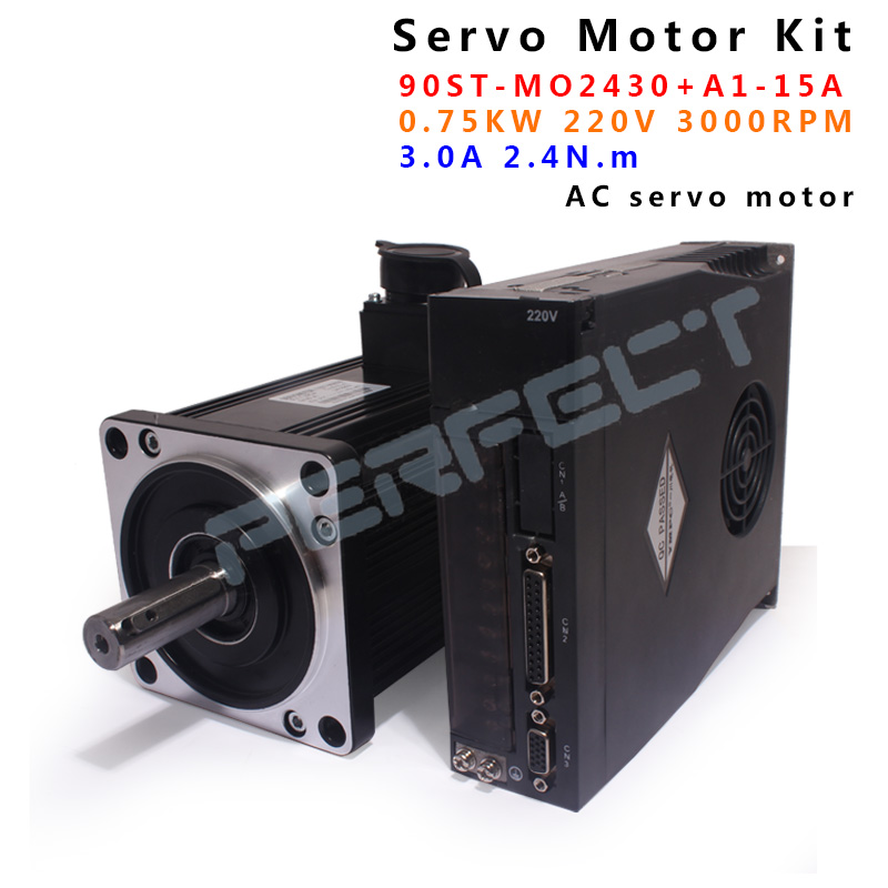 90ST-M02430 0.75KW 220V AC Ser - Servo Motor 750W Ac Driver incelemesi ve fiyatı
